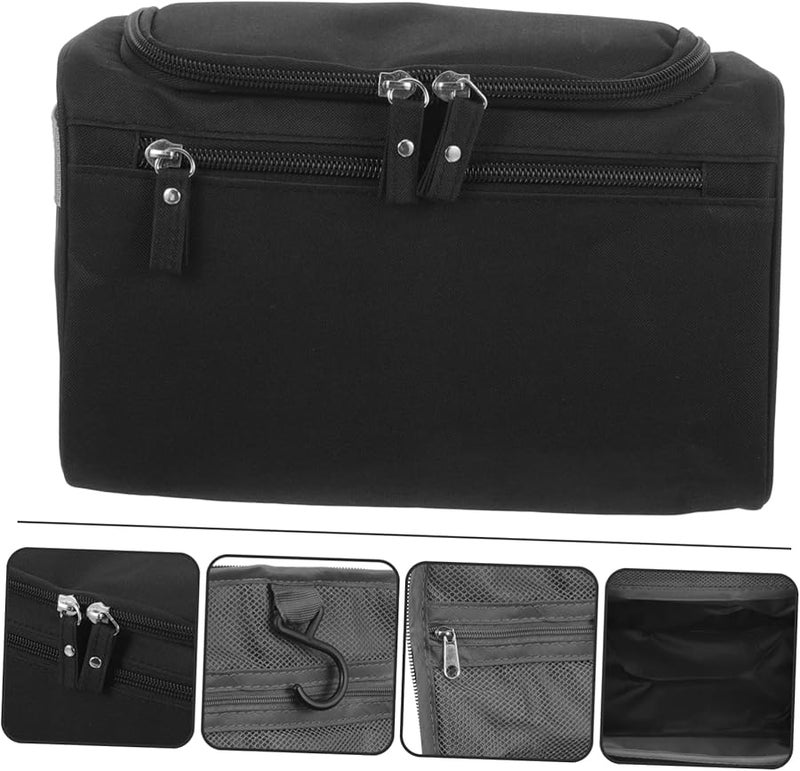 Hanging Travel Toiletry Bag For Men Compact Organizer With Hook For Easy Storage - Image 5